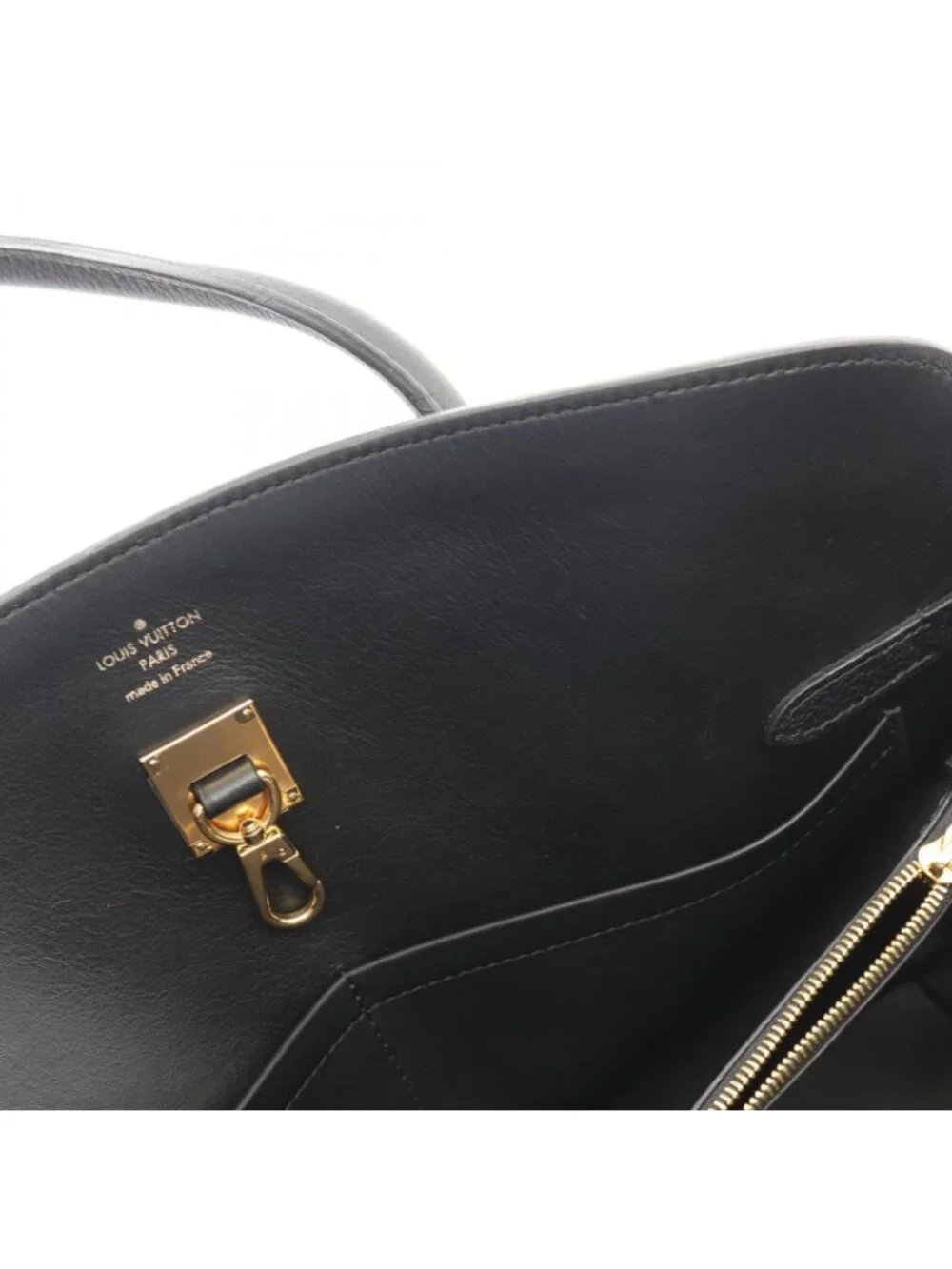 Louis Vuitton Tote Mila MM 2-Way Noir Leather
